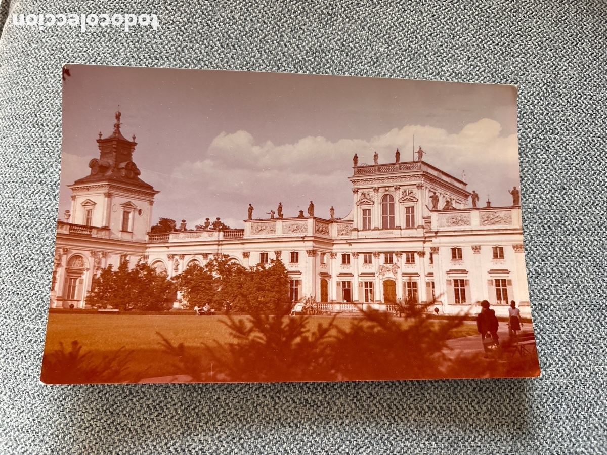 Postales: POSTAL FOTOGR&Aacute;FICA DE POLONIA. WARSZAWA, VARSOVIA. Palacio Wilanow. Ed. Krajowa. ASM