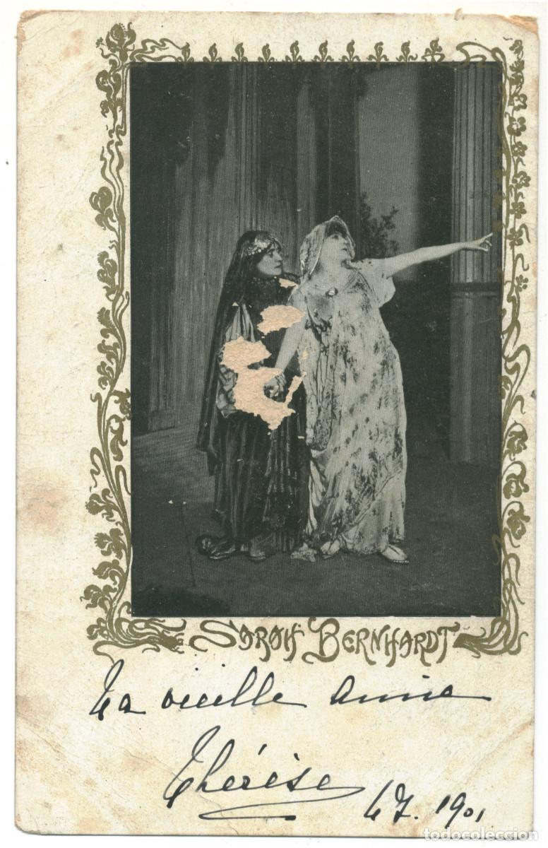Postales: Sarah Bernhardt (1901) - Foto 1