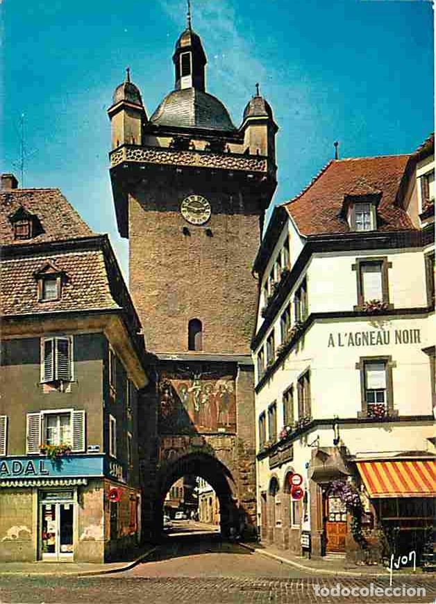 Postales: Francia - 67 - Selestat - Tour de l'Horloge ou Tour Neuve - Commerces - CPM - Voir Scans Recto-Verso