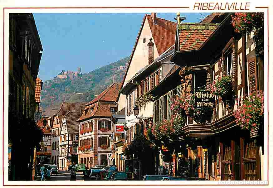 Postais: Francia - 68 - Ribeauville - La grande rue fleurie - CPM - Voir Scans Recto-Verso