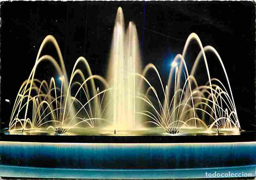 Postales: Francia - 71 - Macon - La Fontaine Lumineuse - Vue de Nuit - Flamme Postale - CPM - Voir Scans Recto