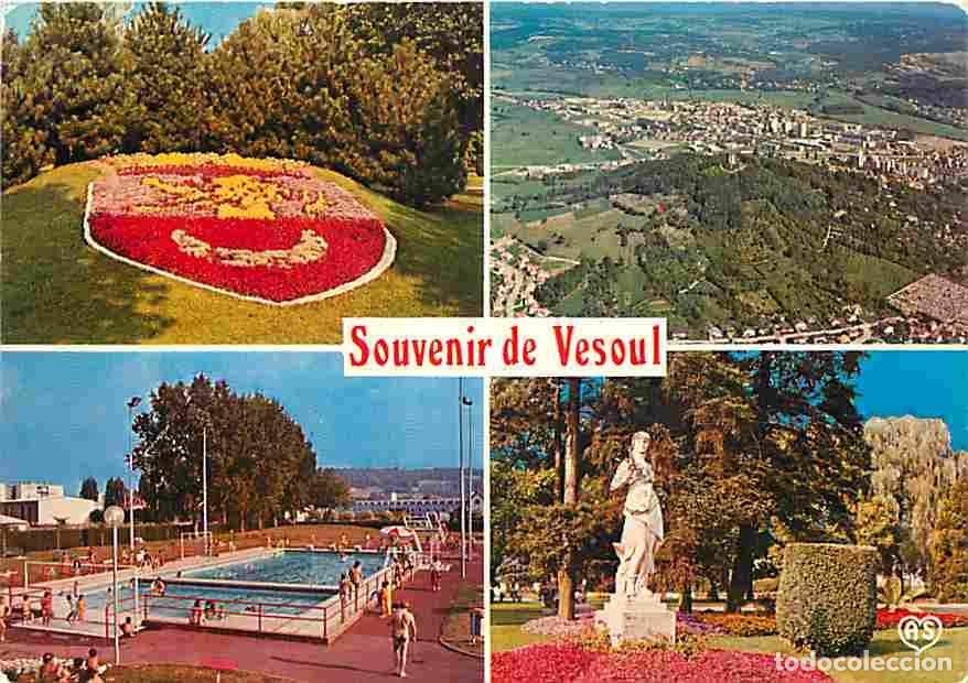 Postales: Francia - 70 - Vesoul - Multivues - Piscine - Fleurs - CPM - Voir Scans Recto-Verso