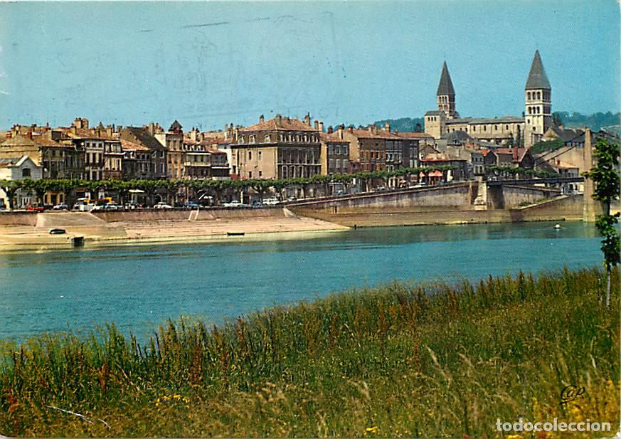 Postales: Francia - 71 - Tournus - Quai de la Sa&ocirc;ne - Flamme Postale de Tournus - CPM - Voir Scans Recto-Verso
