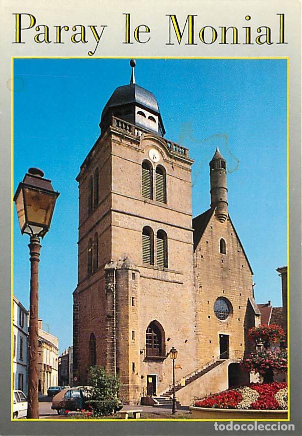 Postales: Francia - 71 - Paray le Monial - Tour Saint Nicolas - Flamme Postale de Paray le Monial - CPM - Voir
