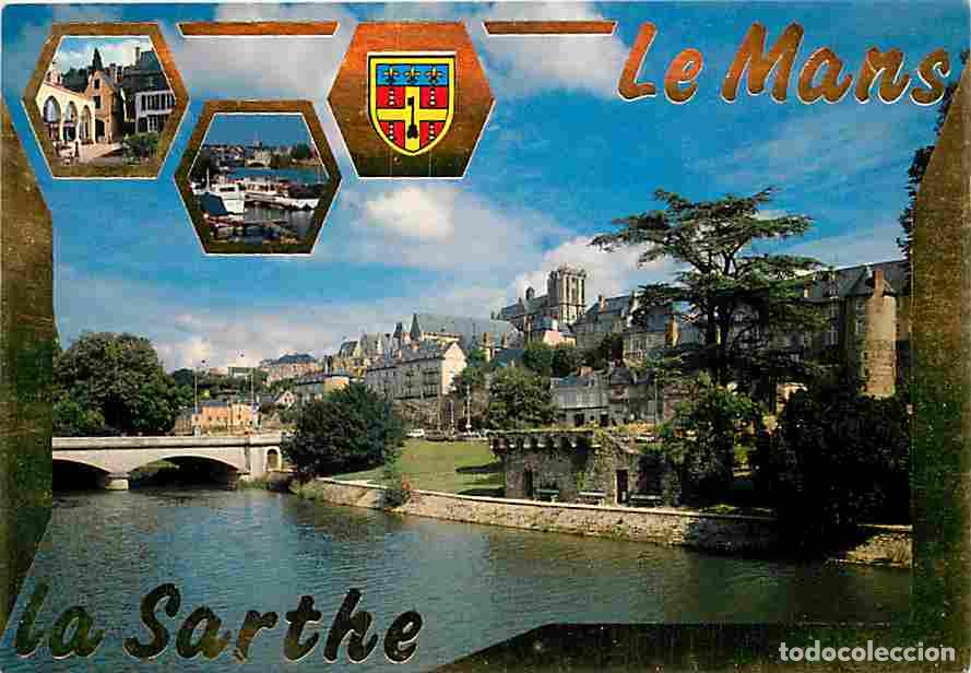 Cartes Postales: Francia - 72 - Le Mans - La Sarthe - Multivues - Blasons - CPM - Voir Scans Recto-Verso