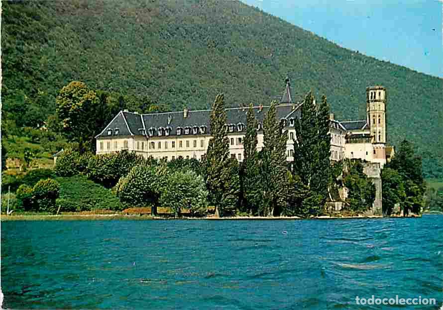 Postales: Francia - 73 - Lac du Bourget - L'Abbaye d'Hautecombe et la Tour St Andr&eacute; - CPM - Voir Scans Recto-V
