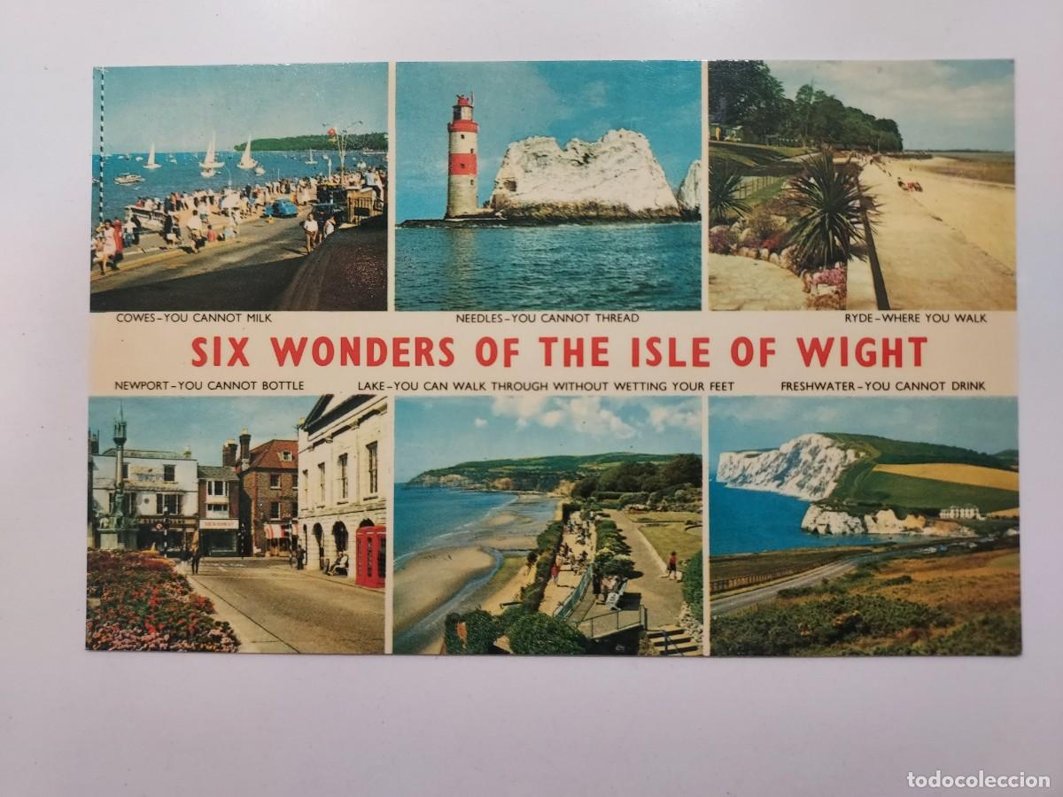 Postales: POSTAL GRAN BRETA&Ntilde;A INGLATERRA SIX WONDERS OF THE ISLE OF WIGHT. SIN CIRCULAR