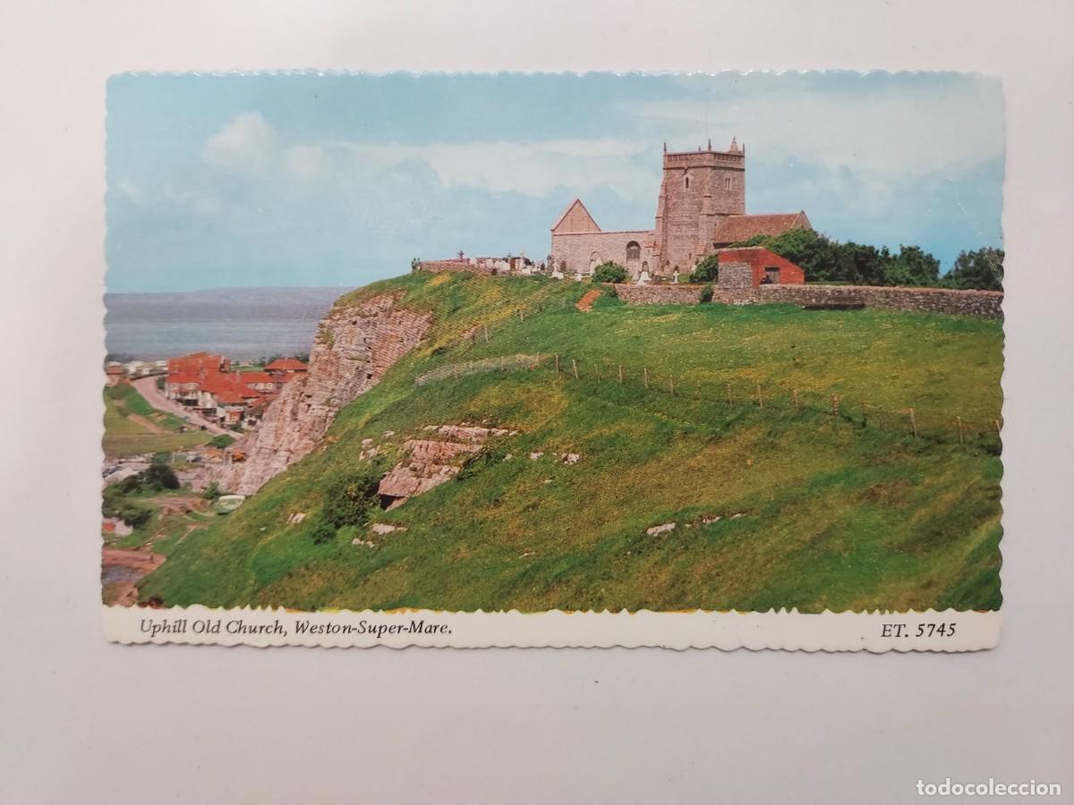 Postales: POSTAL GRAN BRETA&Ntilde;A INGLATERRA UPHILL OLD CHURCH, WESTON-SUPER-MARE. ESCRITA
