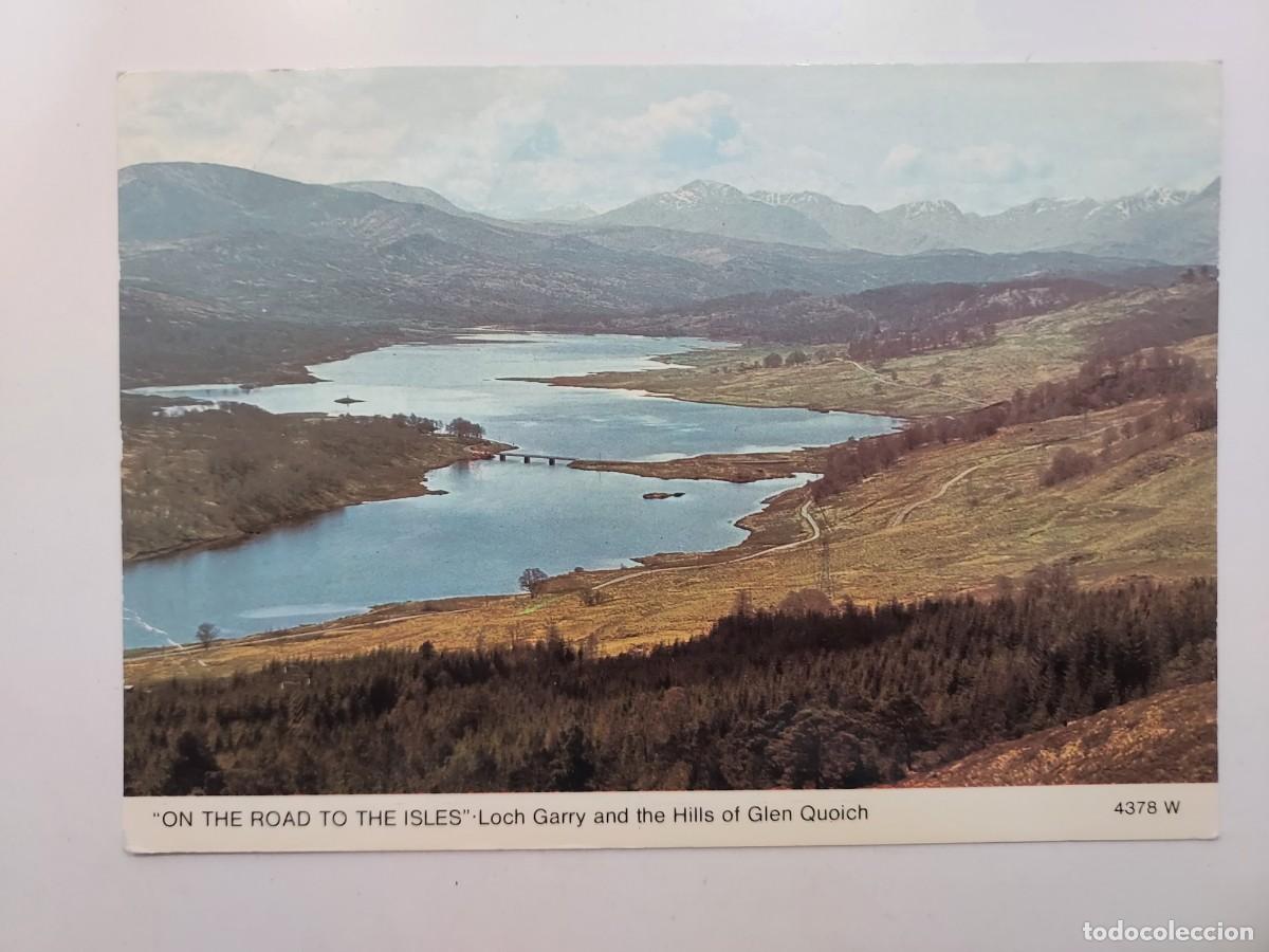 Postais: POSTAL GRAN BRETA&Ntilde;A ESCOCIA. ON THE ROAD TO THE ISLES. LOCH GARRY AND THE HILLS OF GLEN QUOICH. S/C