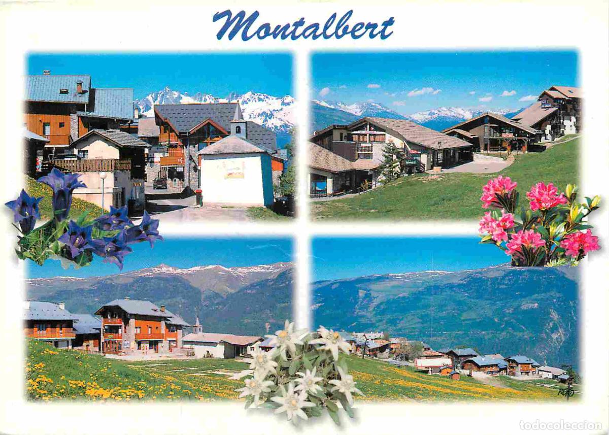 Postkarten: Francia - 73 - Montalbert - Multivues - Fleurs - CPM - Flamme Postale - Voir Scans Recto-Verso