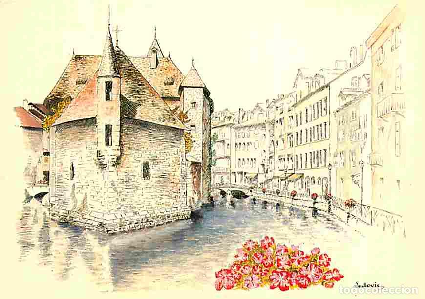 Cartes Postales: Francia - 74 - Annecy - La vieille Ville - Le Palais de l'Isle - Flamme Postale - CPM - Voir Scans R