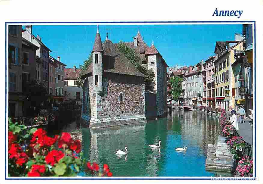 Cartes Postales: Francia - 74 - Annecy - Le Palais de l'Isle - Le Canal du Thiou - CPM - Voir Scans Recto-Verso