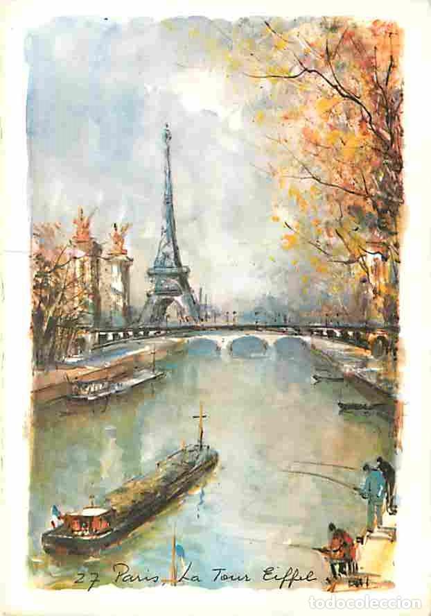 Postales: Francia - 75 - Paris - Art Peinture - Collection Aqua Pictura - La Tour Eiffet - Editions Art Pictur