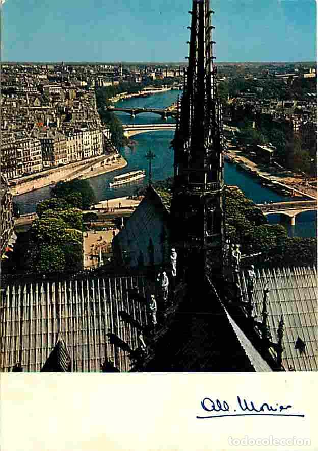 Postales: Francia - 75 - Paris - Cath&eacute;drale Notre Dame - Vue prise de la Tour Nord - Carte Neuve - CPM - Voir