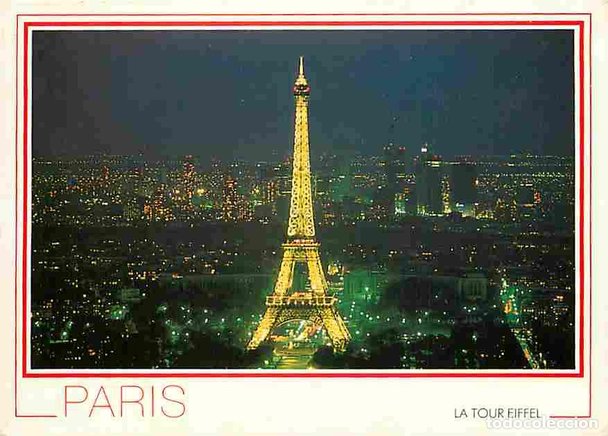 Postales: Francia - 75 - Paris - Tour Eiffel - Le Palais de Chaillot - Le quartier de la D&eacute;fense - Vue a&eacute;rienn