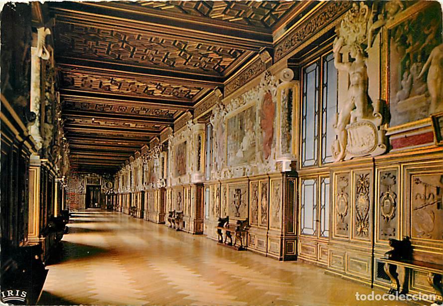 Cartes Postales: Francia - 77 - Fontainebleau - Int&eacute;rieur du Palais de Fontainebleau - Galerie Fran&ccedil;ois 1er - Carte N