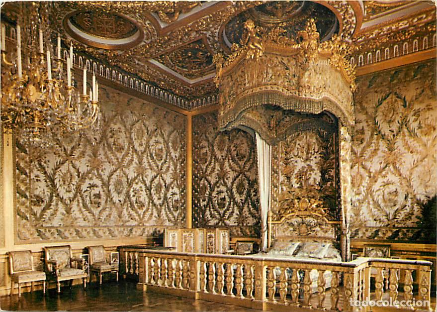 Cartes Postales: Francia - 77 - Fontainebleau - Int&eacute;rieur du Palais de Fontainebleau - Chambre de la Reine - Carte Ne