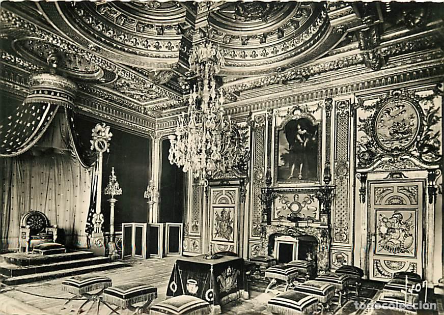 Cartes Postales: Francia - 77 - Fontainebleau - Int&eacute;rieur du Palais de Fontainebleau - Salle du Tr&ocirc;ne - CPSM grand fo
