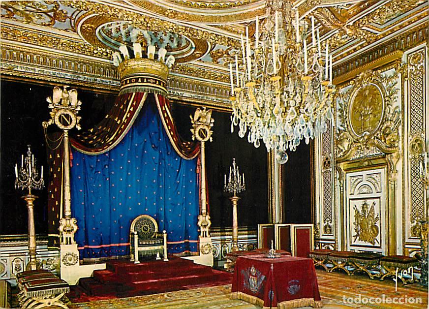 Cartes Postales: Francia - 77 - Fontainebleau - Int&eacute;rieur du Palais de Fontainebleau - Salle du Tr&ocirc;ne - ancienne Cham