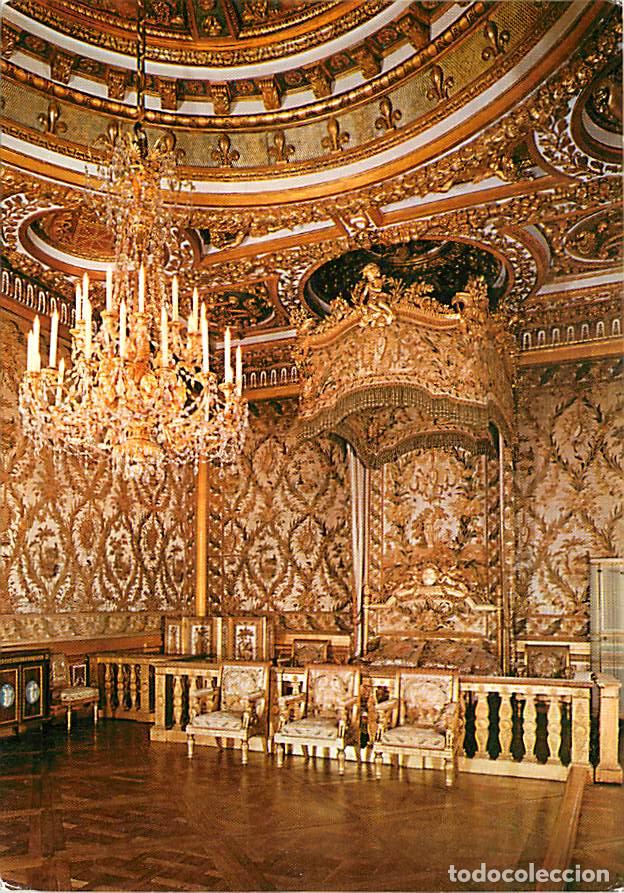 Cartes Postales: Francia - 77 - Fontainebleau - Int&eacute;rieur du Palais de Fontainebleau - Chambre de la Reine - Carte Ne