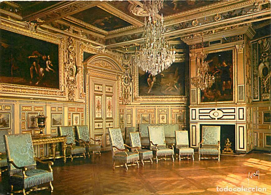 Cartes Postales: Francia - 77 - Fontainebleau - Int&eacute;rieur du Palais de Fontainebleau - Grand Cabinet du Roi (dit salo