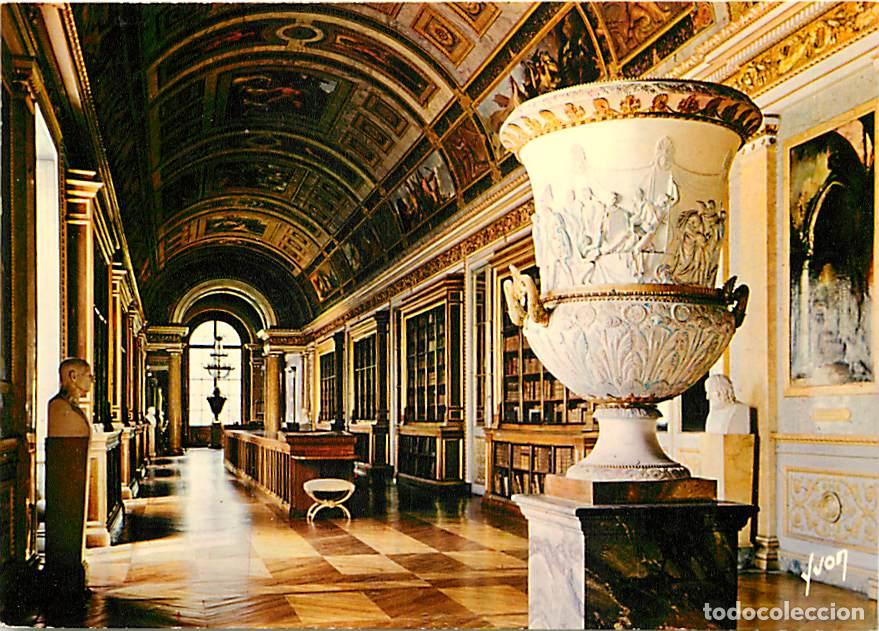 Cartes Postales: Francia - 77 - Fontainebleau - Int&eacute;rieur du Palais de Fontainebleau - La Biblioth&egrave;que - Carte Neuve