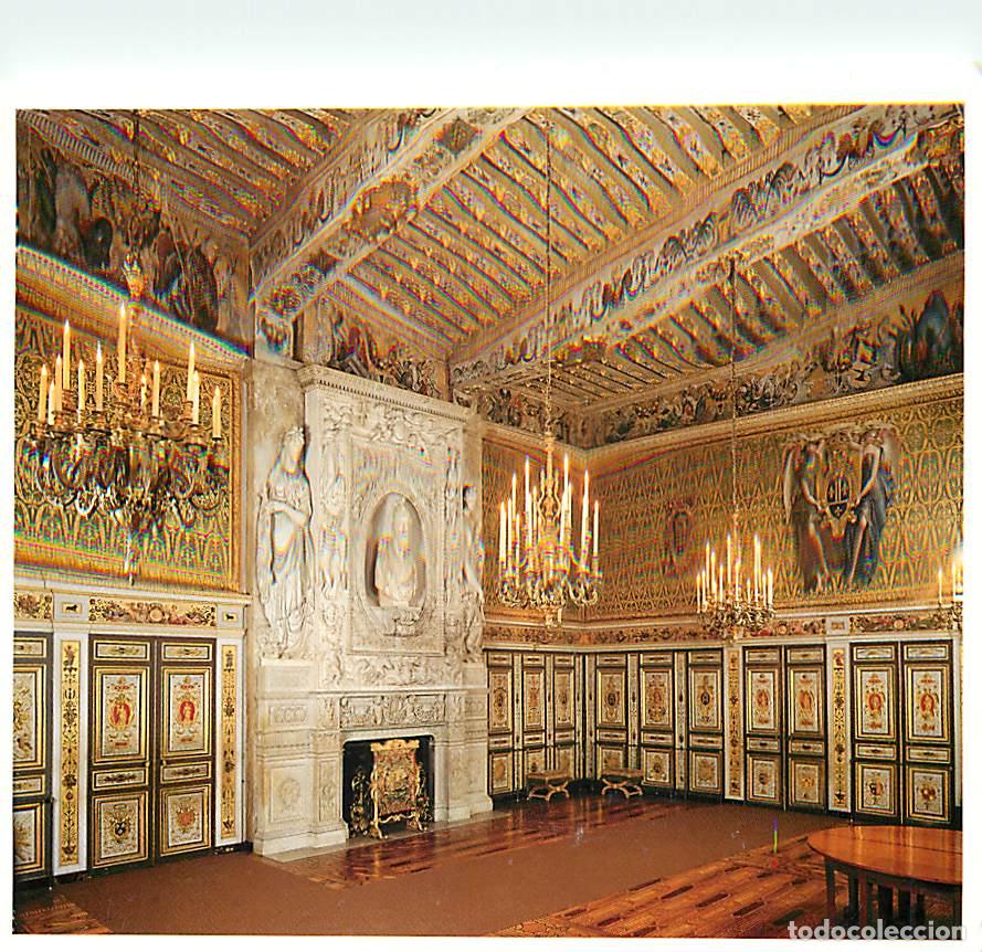 Cartes Postales: Francia - 77 - Fontainebleau - Int&eacute;rieur du Palais de Fontainebleau - Salle des Gardes du Roi - Cart