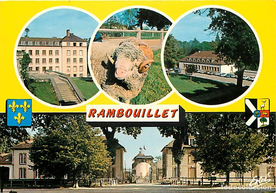 Cartes Postales: Francia - 78 - Rambouillet - Bergerie et Ferme Nationales - Multivues - Blasons - Moutons - CPM - Ca