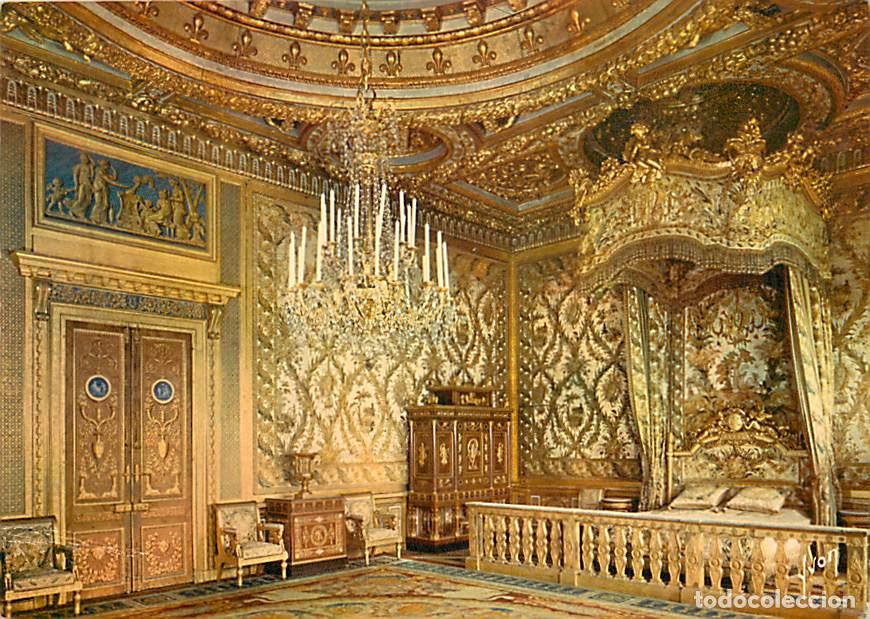 Cartes Postales: Francia - 77 - Fontainebleau - Int&eacute;rieur du Palais de Fontainebleau - Chambre de la Reine - CPM - Vo