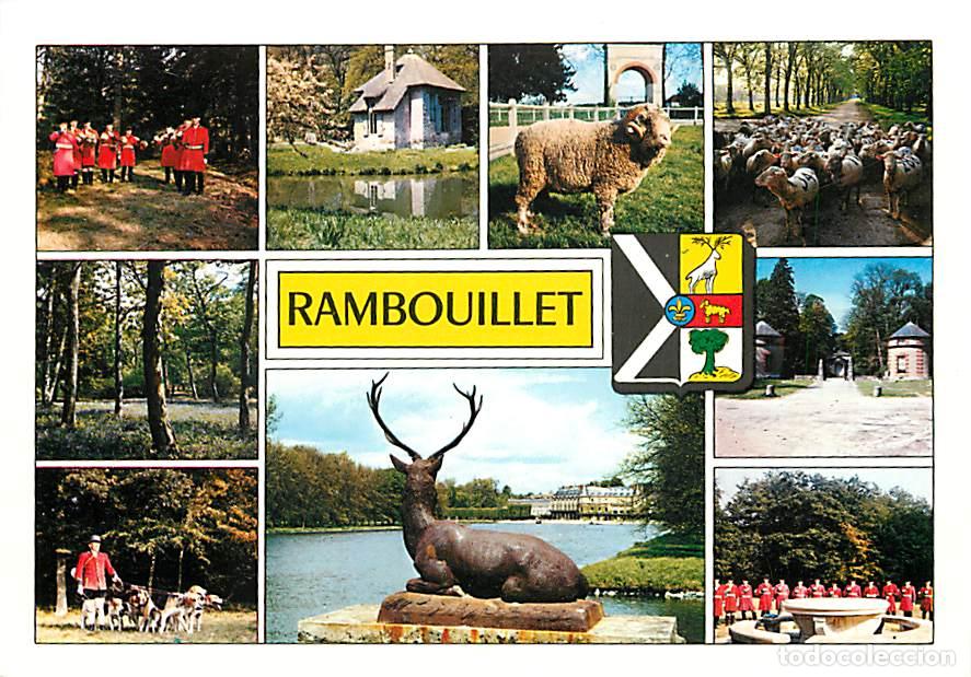 Cartes Postales: Francia - 78 - Rambouillet - Multivues - Blasons - Moutons - CPM - Voir Scans Recto-Verso