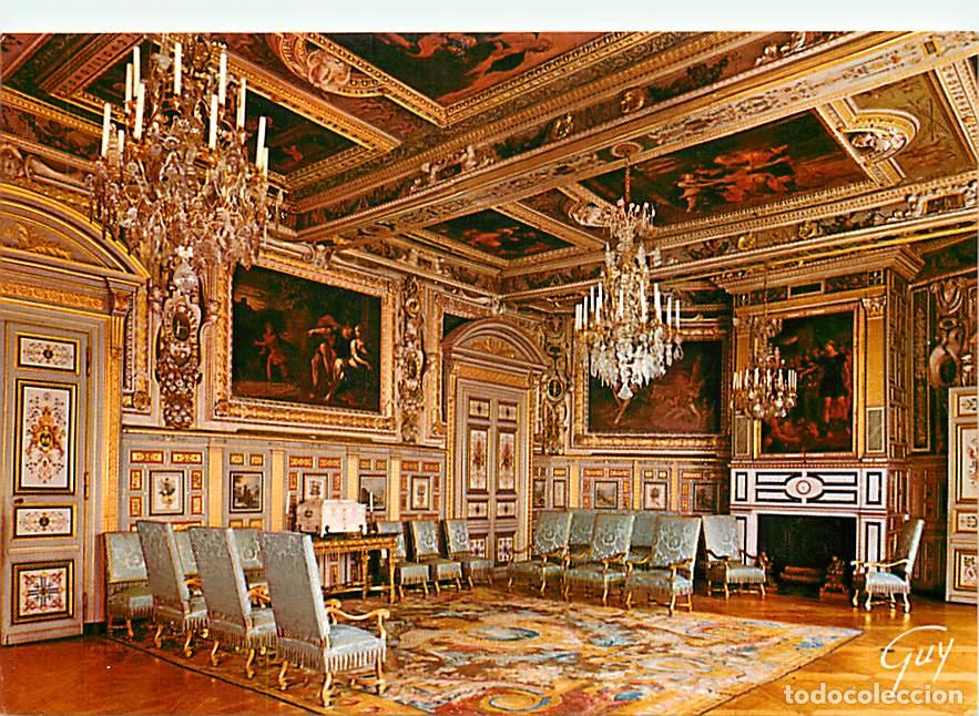 Cartes Postales: Francia - 77 - Fontainebleau - Int&eacute;rieur du Palais de Fontainebleau - Salon Louis XIII - Carte Neuve