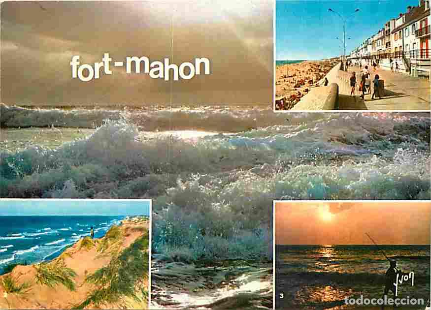 Postkarten: Francia - 80 - Fort Mahon - Multivues - Plage - Flamme Postale - CPM - Voir Scans Recto-Verso