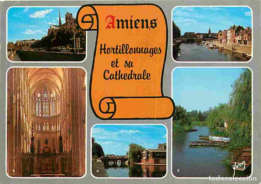Postkarten: Francia - 80 - Amiens - Multivues - Flamme Postale - CPM - Voir Scans Recto-Verso