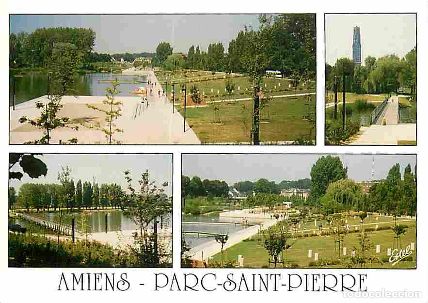 Postkarten: Francia - 80 - Amiens - Parc Saint Pierre - Multivues - Flamme Postale - CPM - Voir Scans Recto-Vers