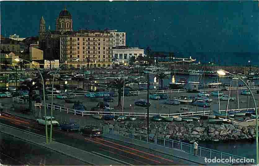 Postales: Francia - 83 - Saint Raphael - Le Port la nuit - Automobiles - CPM - Voir Scans Recto-Verso