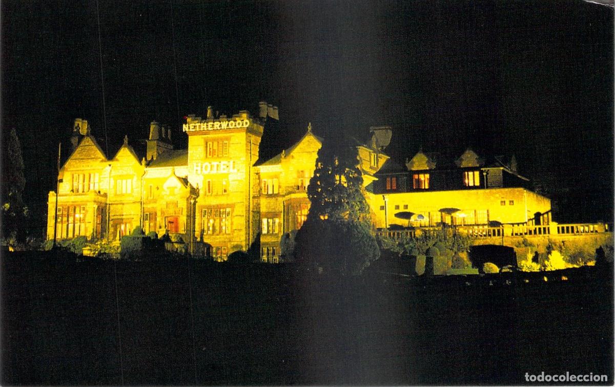 Postais: Postal Netherwood Hotel Iluminado de Noche, Grange-over-Sands, Cumbria