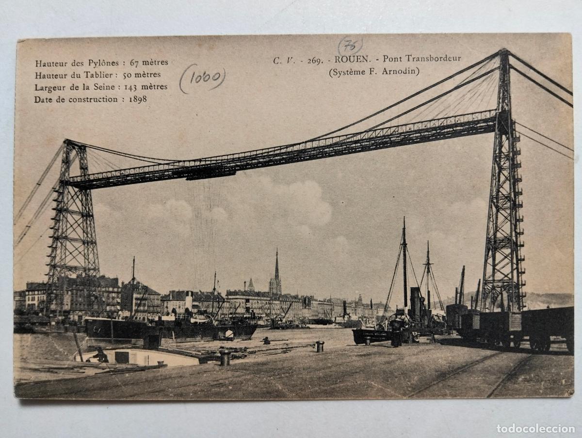 Postales: POSTAL ROUEN - PONT TRANSBORDEUR - Foto 1