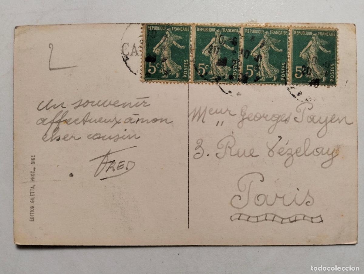 Postales: POSTAL NICE - AVENUE DE VERDUN, ESCRITA - Foto 2