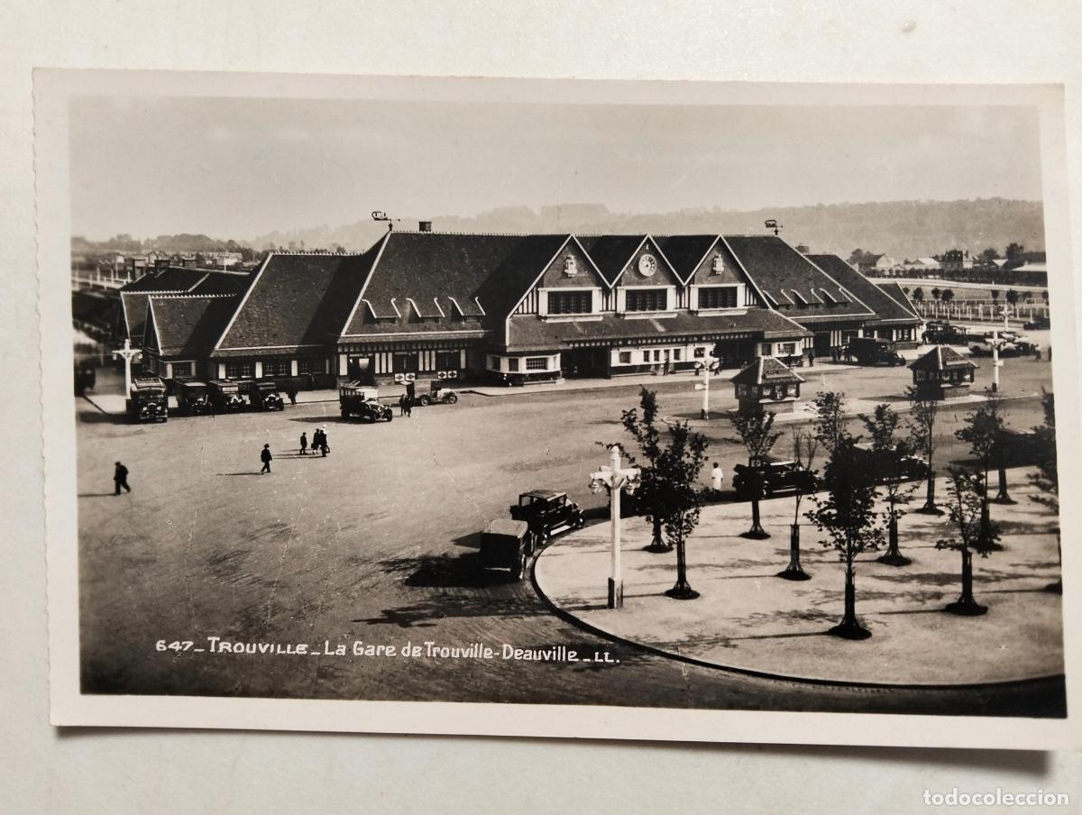 Postkarten: POSTAL TROUVILLE - LA GARE DE TROUVILLE - DEAUVILLE