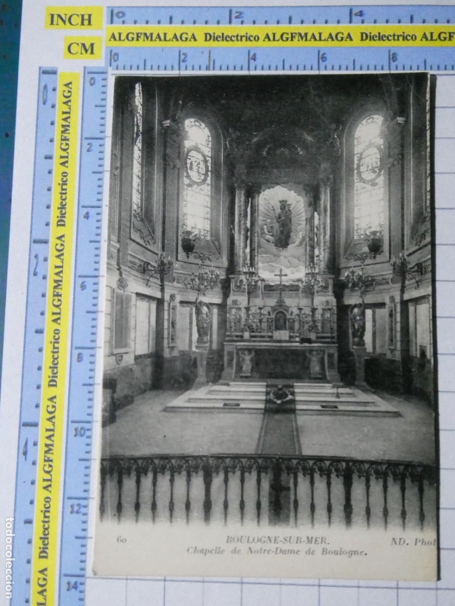 Cartes Postales: ANTIGUA POSTAL DE FRANCIA. BOULOGNE SUR MER CHAPELLE NOTRE DAME. 3585