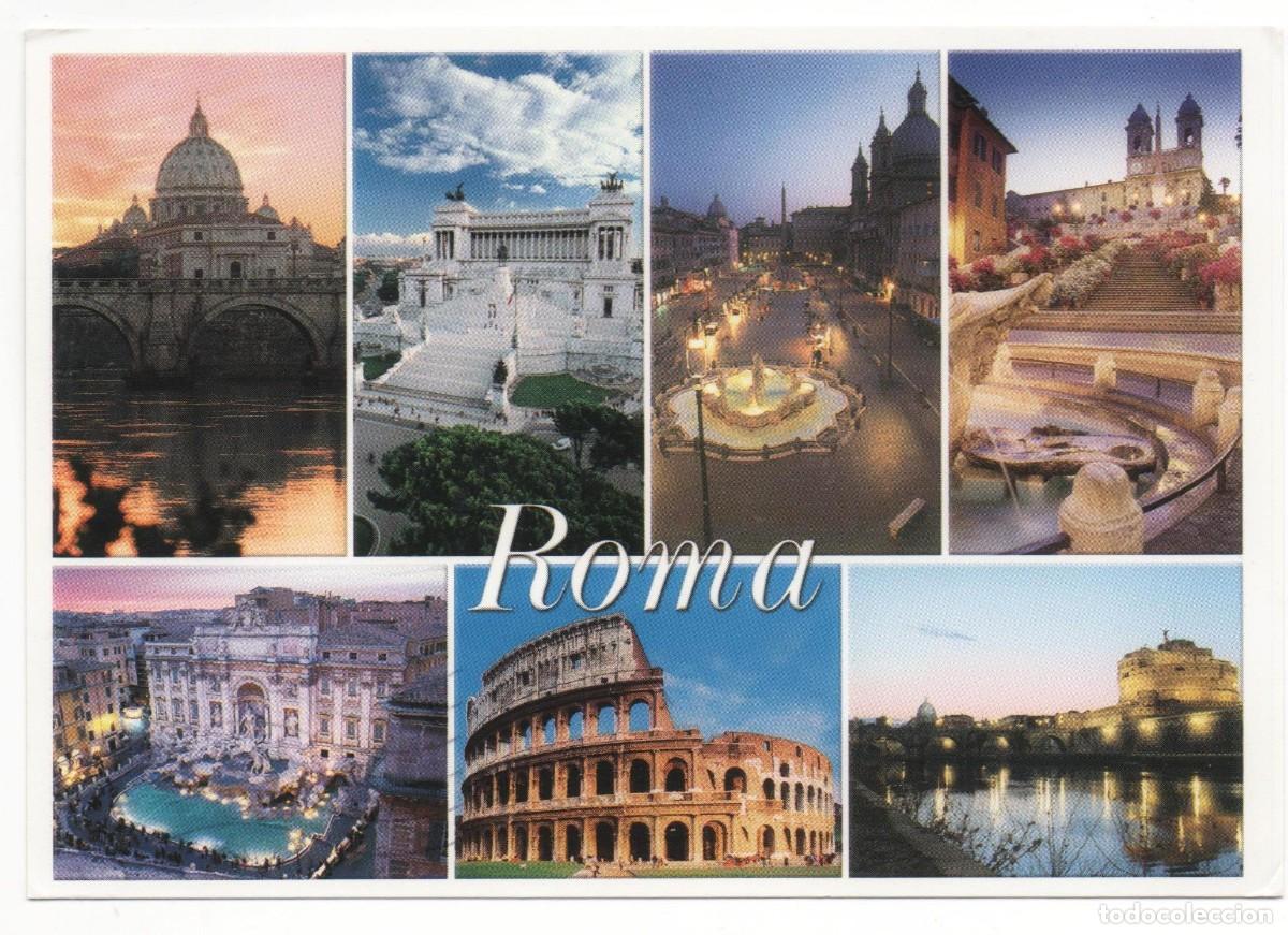 Postales: Italia-Roma-circulada- - Foto 1