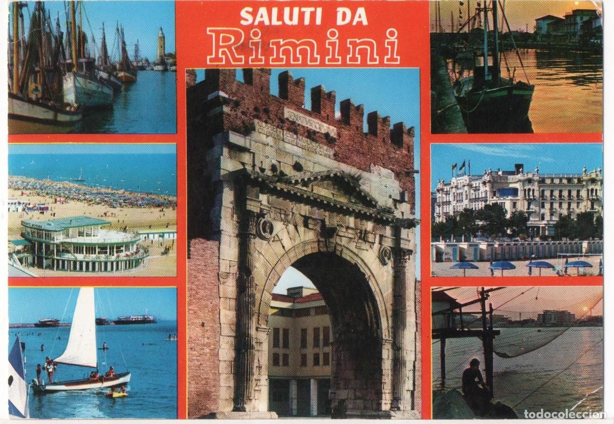 Cartes Postales: Italia-Rimini-circulada-