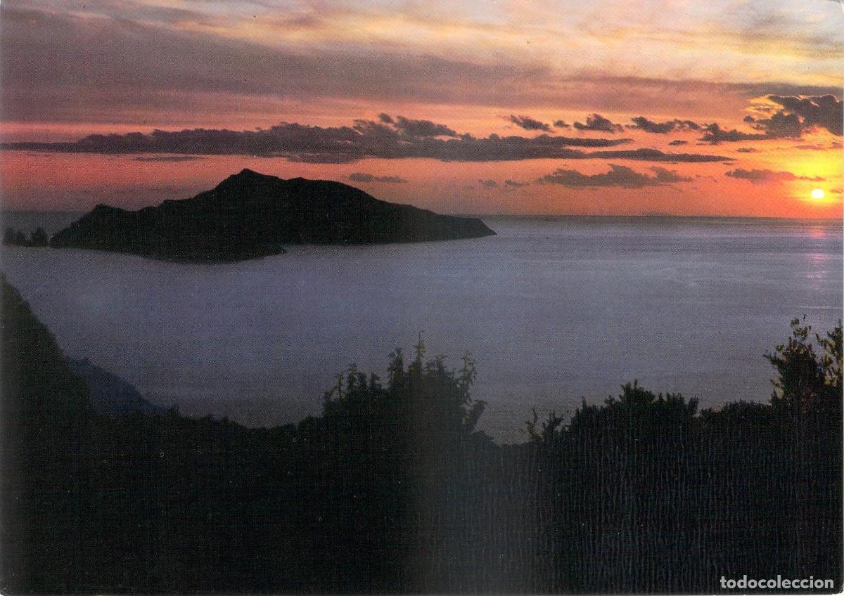 Postales: Postal Capri, Italia: Panor&aacute;mica de Atardecer o Nocturno sobre el Mar