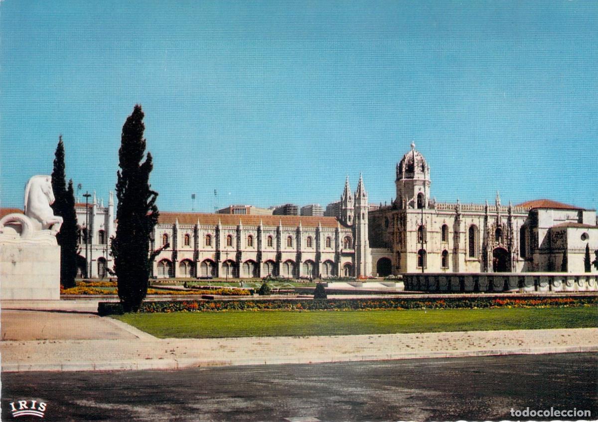 Postkarten: Postal Lisboa Portugal - Mosteiro dos Jer&oacute;nimos - Arquitectura Manuelina