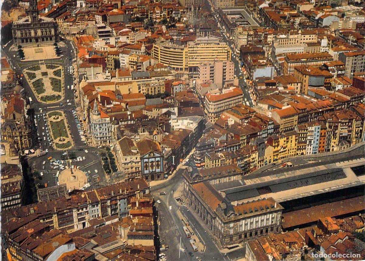 Postkarten: Postal Oporto Portugal Vista A&eacute;rea Parcial de la Ciudad Paisaje Urbano