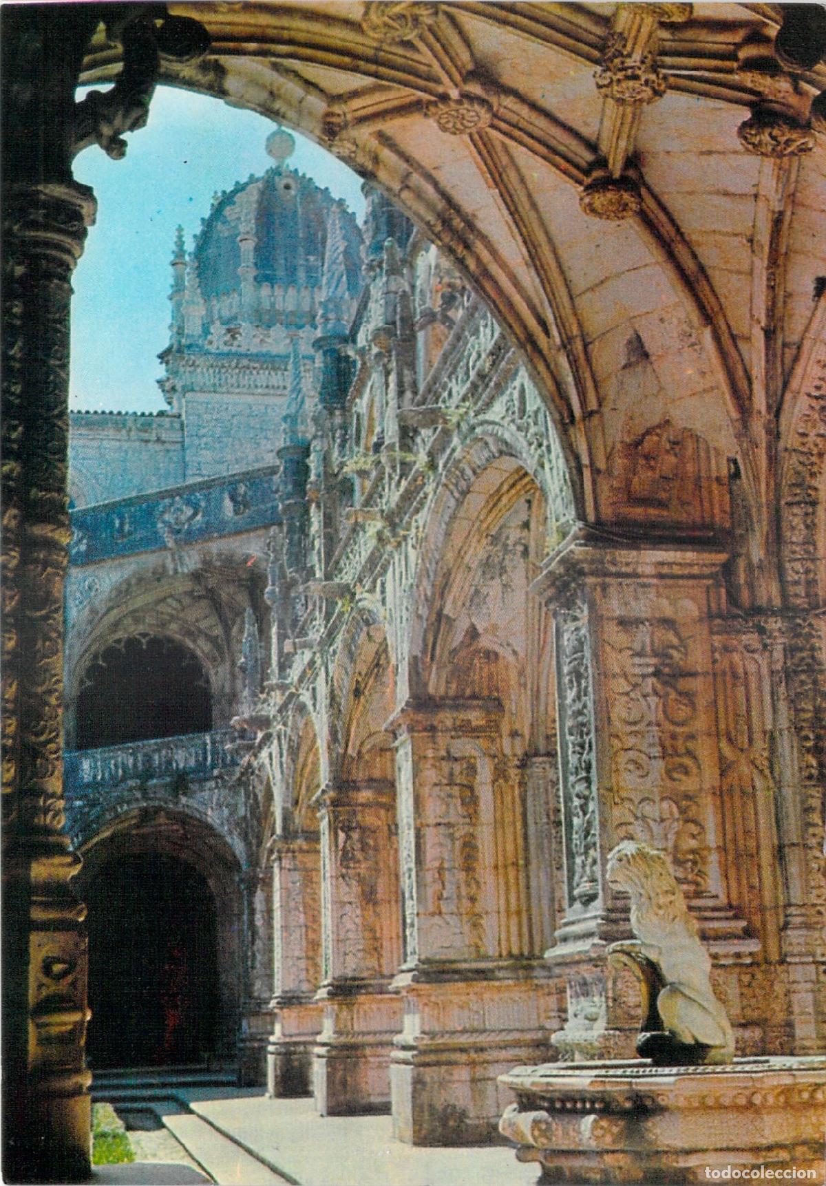 Postkarten: Postal Lisboa Mosteiro dos Jer&oacute;nimos Claustros Portugal Arquitectura Manuelina