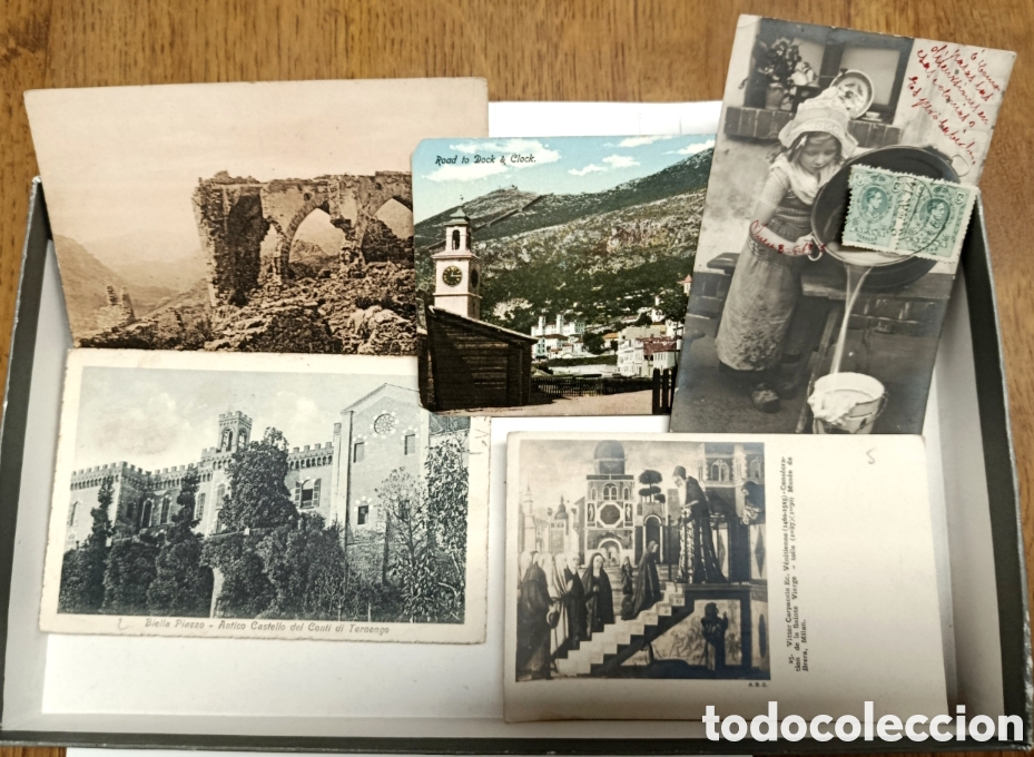 Postais: 5 POSTALES ANTIGUAS DE EUROPA