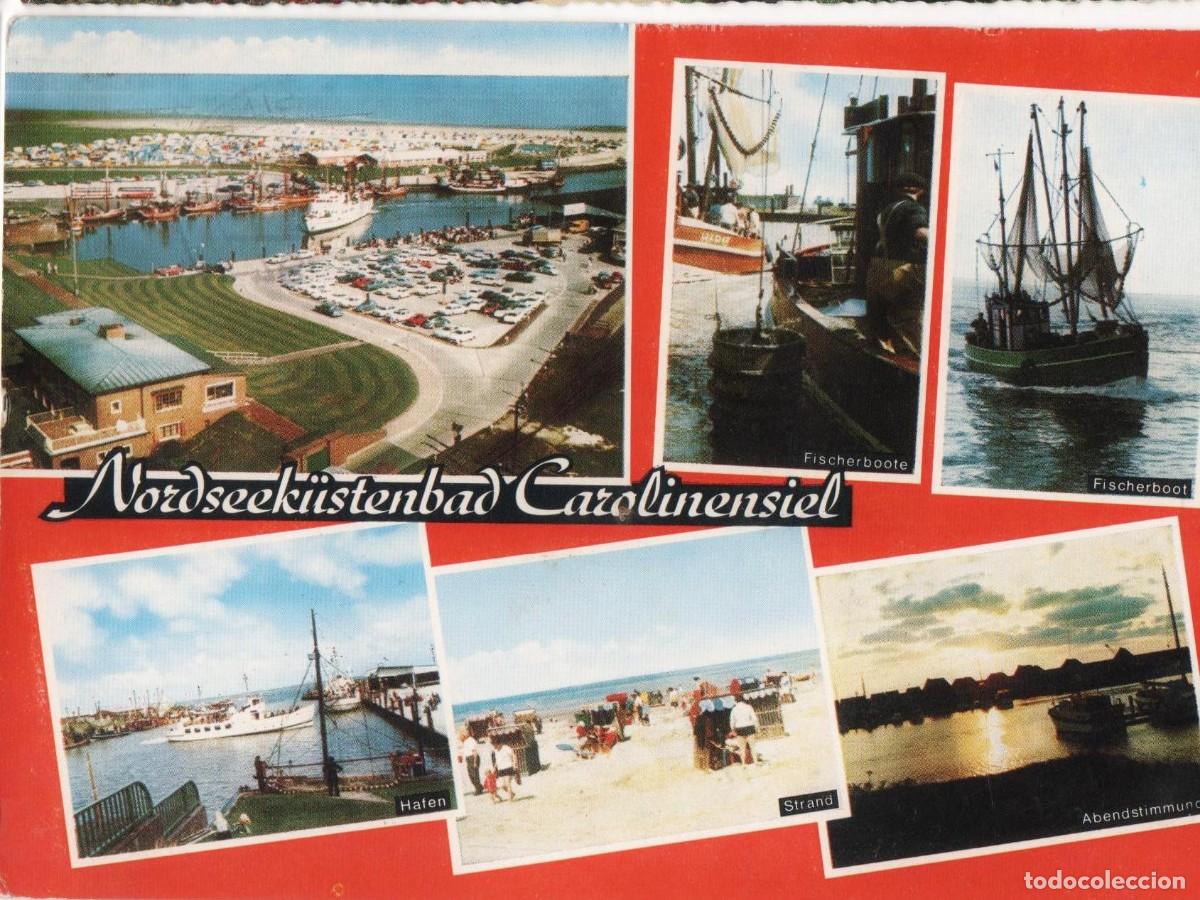 Cartes Postales: Alemania- Carolinensiel-circulada-