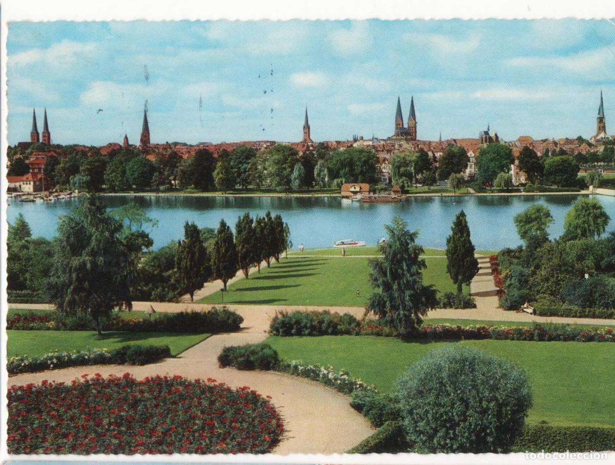 Postkarten: Alemania- Lubeck-circulada-
