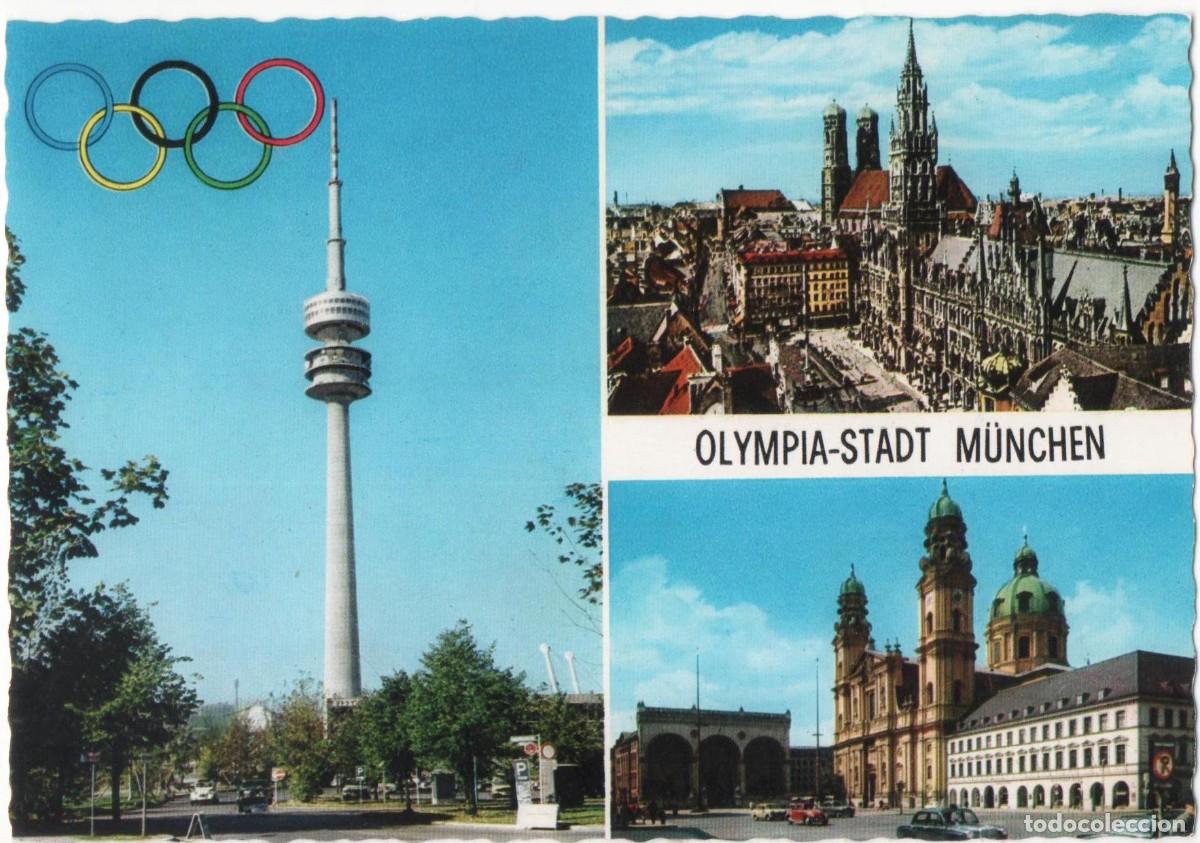 Cartes Postales: Alemania- Munich-Olimpiadas-sin circular-